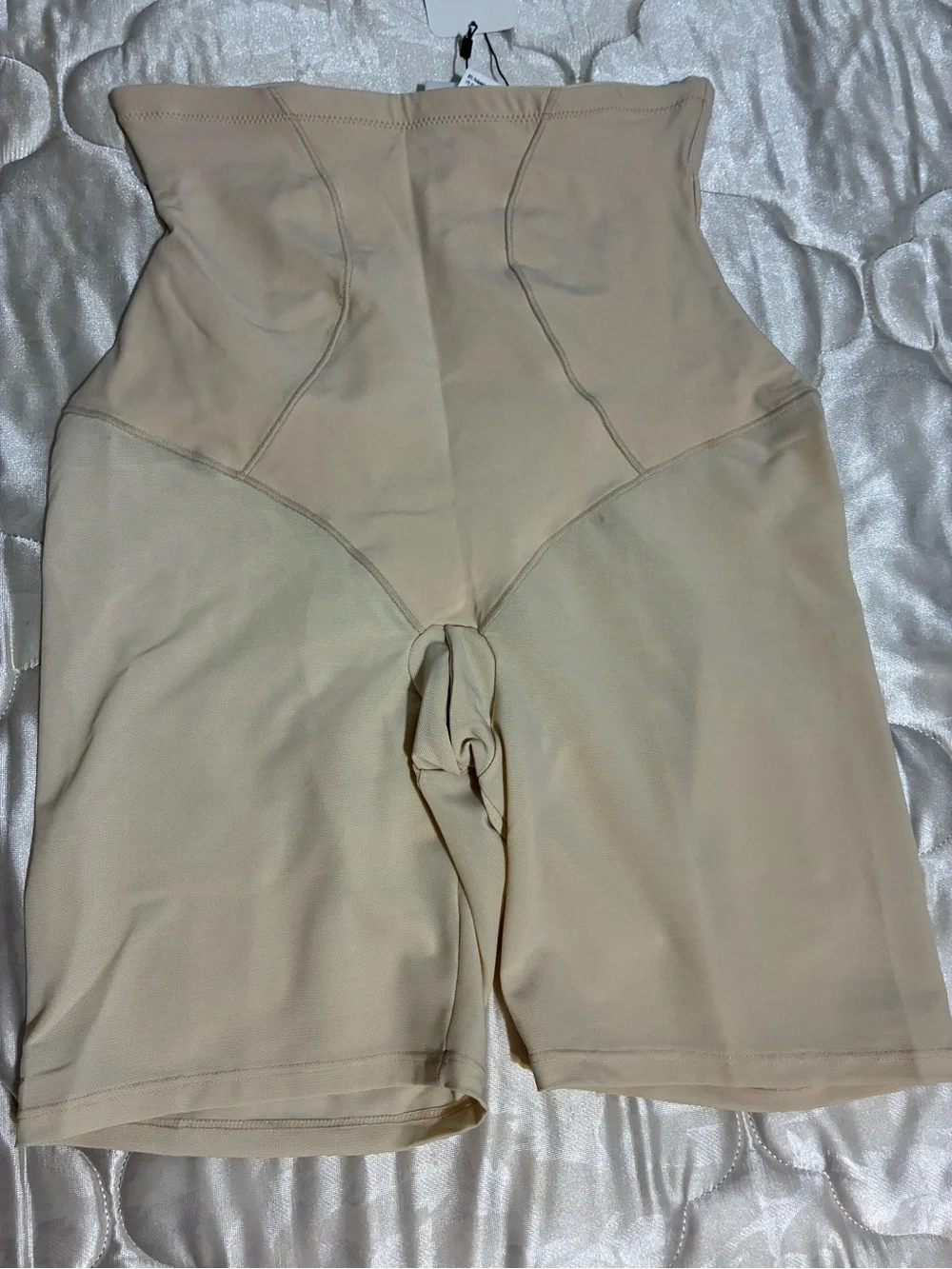 High-Waist Shaping Shorts - Nude plus size 2XL